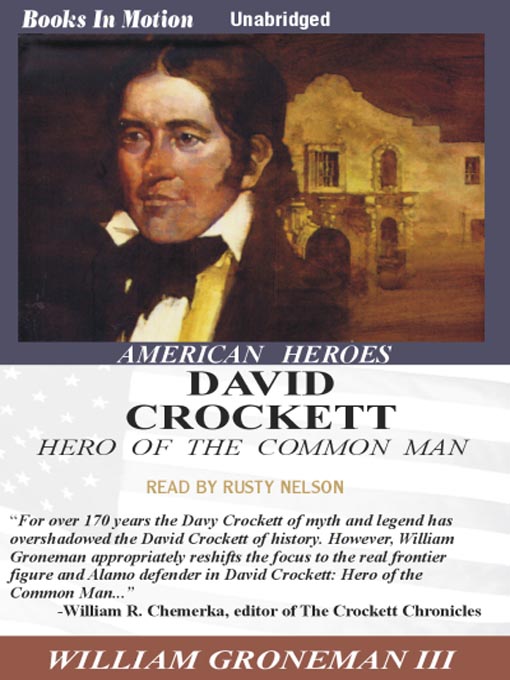 Title details for David Crockett by William Groneman III - Available